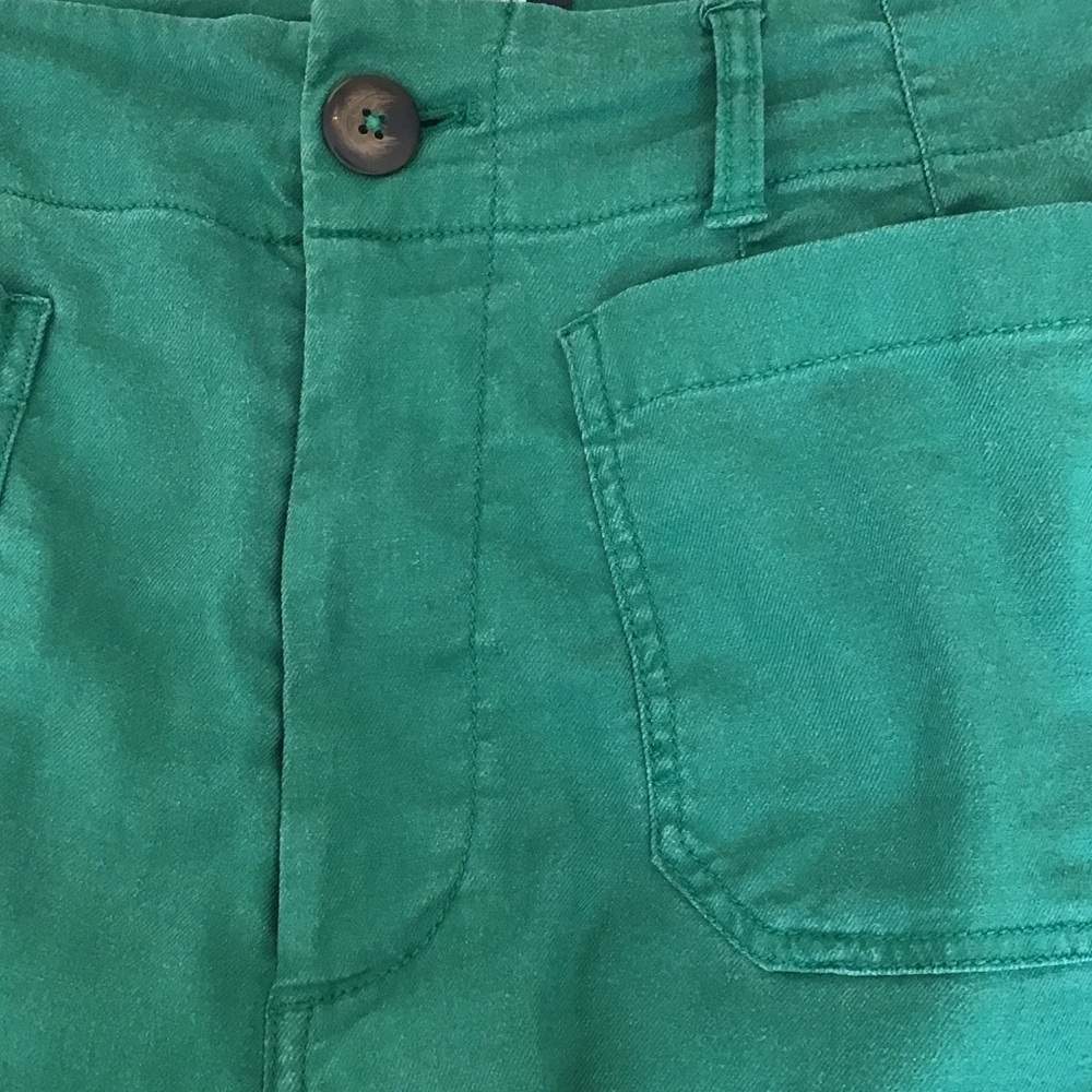 Anthropologie The Colette Linen Blend Crop Wide-Leg Pants by Maeve Size 30 - Picture 16 of 16